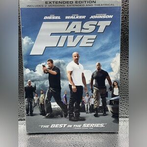 FAST FIVE, DVD “Extended & Theatrical Versions “BRAND NEW SEALED"